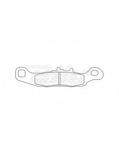 Kit de ramassage fritté CL Brakes (2750MX10) Position: avant