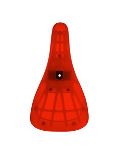 Sillín para tija pivotante VELO VL7101 nylon translucido rojo