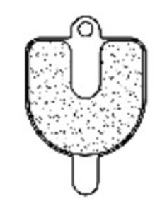 Juego de pastillas sinterizadas con tratamiento cerámico para bici CL BRAKES (4009VRX)