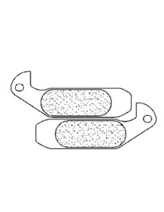 Juego de pastillas sinterizadas con tratamiento cerámico para bici CL BRAKES (4010VRX)