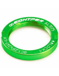 Arandela cierre piñón fijo color verde