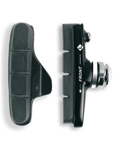 Par zapatas alu regulables negra Campagnolo