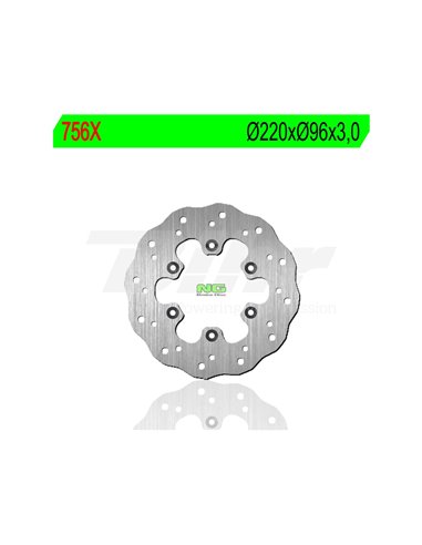 Wavy NG brake disc 756X Ø220 x Ø96 x 3 Position: Front