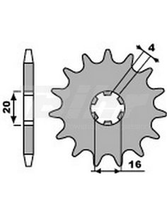 PBR sprocket 14 teeth chain pitch 420 Kawasaki KX85