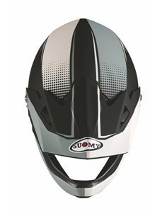 Casco SUOMY Extreme - Negro/Blanco/Gris mate