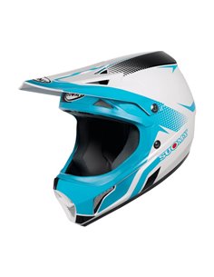 Casco SUOMY Extreme - Blanco/Azul claro/Negro