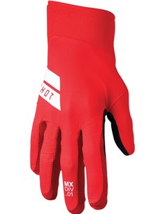 Guantes motocross Thor-MX 2022 Agile Hero rojo/blanco L 3330-6689