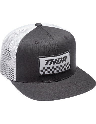 Casquette Thor S23 Checkr Dk/Gy THOR-MX 2023 2501-3994
