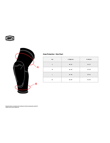 Rodilleras Ridecamp 100% MTB 70001-00005 S