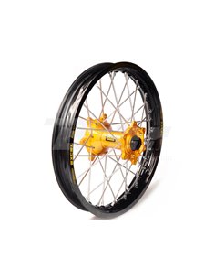Roue complète Haan Wheels jante noire 19-2,15 moyeu or 1 116016/3/2