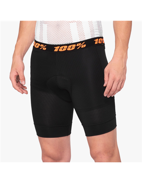 Calções Crux Liner 100% MTB 40048-00001 30