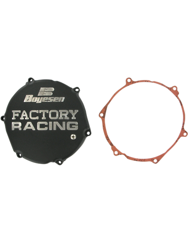 Couvercle d'embrayage FACTORY RACING  aluminium noir CC-12B