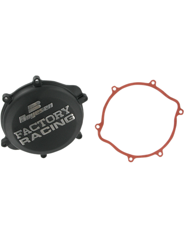 CLUTCH COVER FACTORY RACING  ALUMINUM REPLACEMENT BLACK BOYESEN CC21AB