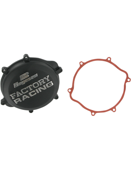 Tapa de embrague Boyesen Factory Racing color negro CC21AB