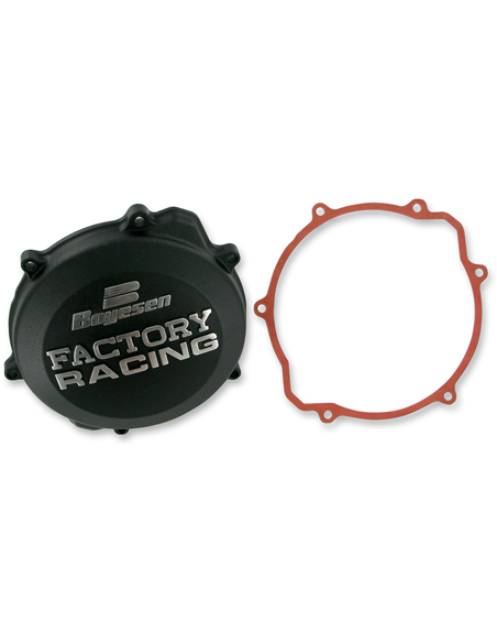 Couvercle d'embrayage FACTORY RACING  aluminium noir CC32AB