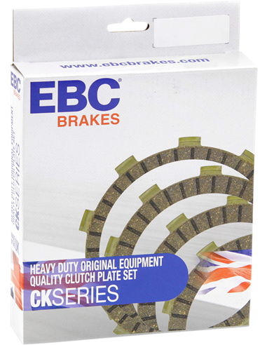 Kit de discos de embrague de fricción Plate Ck Series Cork EBC CK1119