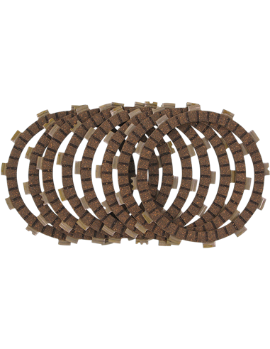 Kit de discos de embrague de fricción Plate Ck Series Cork EBC CK2274