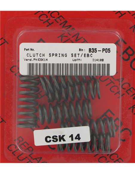 Ressorts d'embrayage Série Csk Ressort hélicoïdal Acier EBC CSK014
