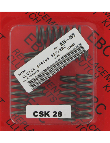 Ressorts d'embrayage Série Csk Ressort hélicoïdal Acier EBC CSK028