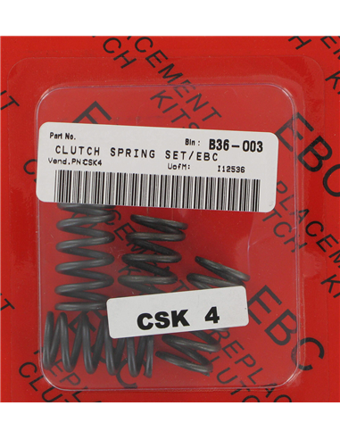 Molas de embreagem Série Csk Mola helicoidal de aço EBC CSK004