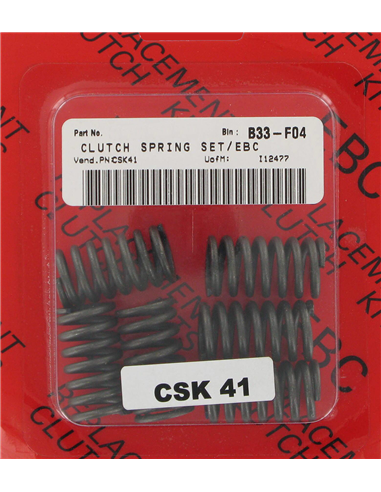 Ressorts d'embrayage Série Csk Ressort hélicoïdal Acier EBC CSK041