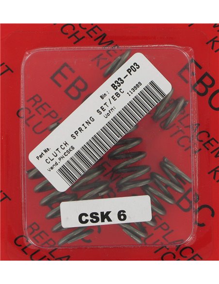 Molas de embreagem Série Csk Mola helicoidal de aço EBC CSK006