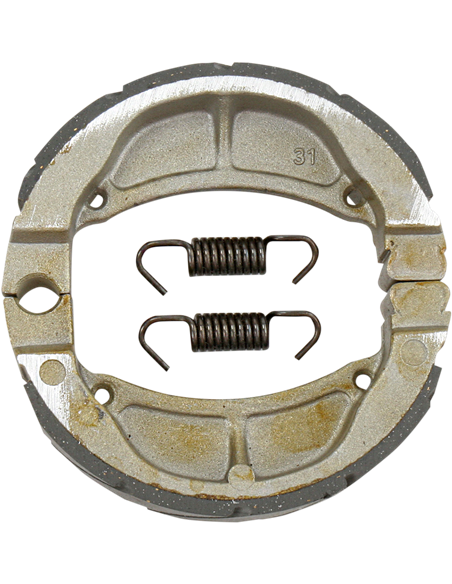 Pastilhas de freio com ranhuras para água da série orgânica EBC K715G