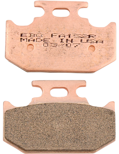 Plaquettes de frein EBC FA152R en métal fritté série Fa-R