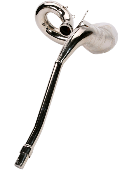 Tubo de escape bufanda Fatty plateado Kawasaki FMF 020034