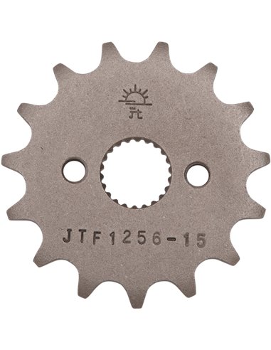 Piñón de ataque JTF1256.15  15 dientes 420 PITCH NATURAL STEEL