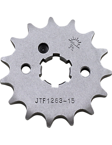 Front drive sprocket JTF1263.15 15 teeth 420 PITCH NATURAL STEEL