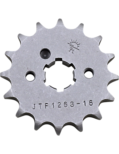 Front drive sprocket JTF1263.16 16 teeth 428 PITCH NATURAL STEEL