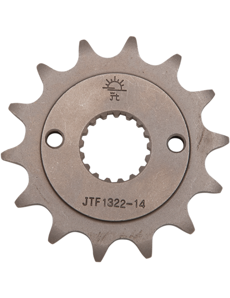 Front drive sprocket JTF1322.14 14 teeth 520 PITCH NATURAL STEEL