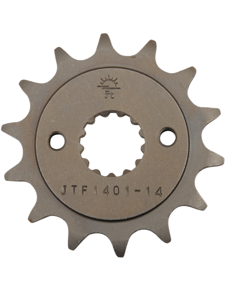 Front drive sprocket JTF1401.14 14 teeth 520 PITCH NATURAL STEEL