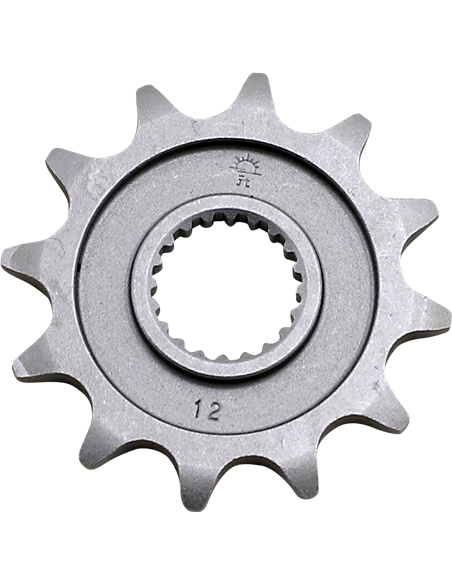 Front drive sprocket JTF1590.12 12 teeth 520 PITCH NATURAL STEEL