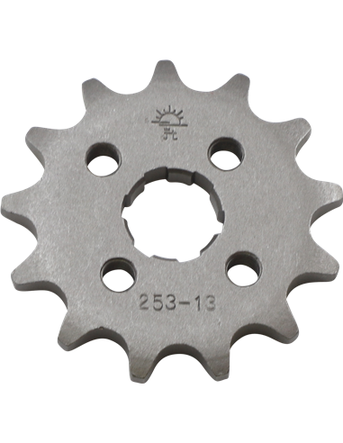 Front drive sprocket JTF253.13 13 teeth 420 PITCH NATURAL STEEL