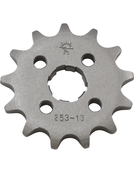 Front drive sprocket JTF253.13 13 teeth 420 PITCH NATURAL STEEL
