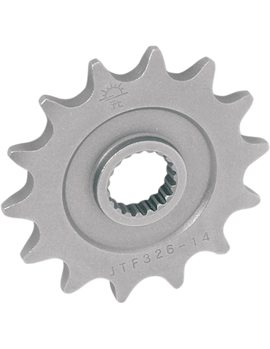Front drive sprocket JTF326.14 14 teeth 520 PITCH NATURAL STEEL