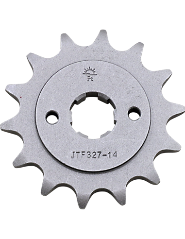 Front drive sprocket JTF327.14 14 teeth 520 PITCH NATURAL STEEL