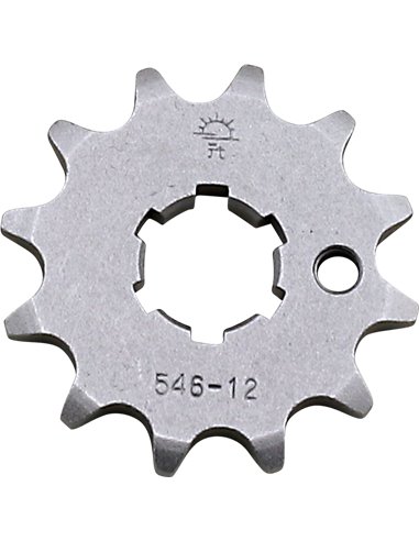 Front drive sprocket JTF546.12 12 teeth 420 PITCH NATURAL STEEL
