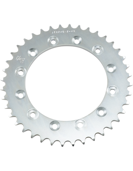 Rear sprocket JTR245 / 2.40 40 teeth 520 PITCH NATURAL C49 HIGH CARBON STEEL