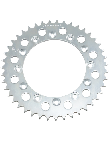 Cremalheira JTR245 / 2.43 43 dentes 520 PITCH NATURAL C49 AÇO ALTO CARBONO