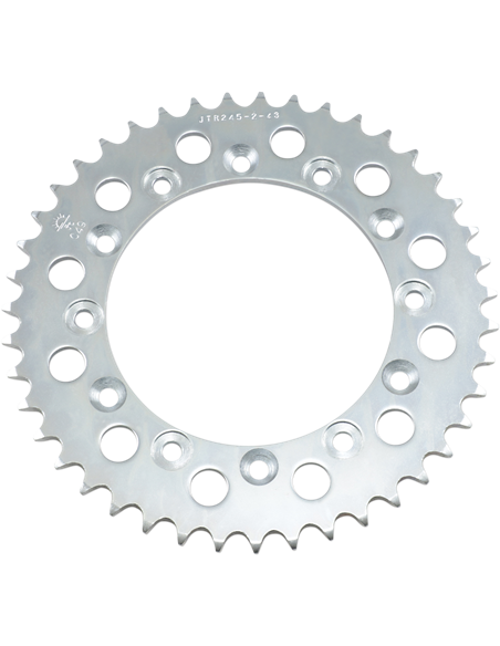 Couronne JTR245 / 2.43 43 dents 520 PITCH NATURAL C49 HIGH CARBON STEEL