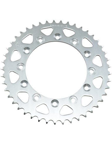 Corona JTR245/2.45  45 dientes 520 PITCH NATURAL C49 HIGH CARBON STEEL