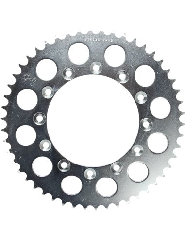 Corona JTR245/2.50  50 dientes 520 PITCH NATURAL C49 HIGH CARBON STEEL