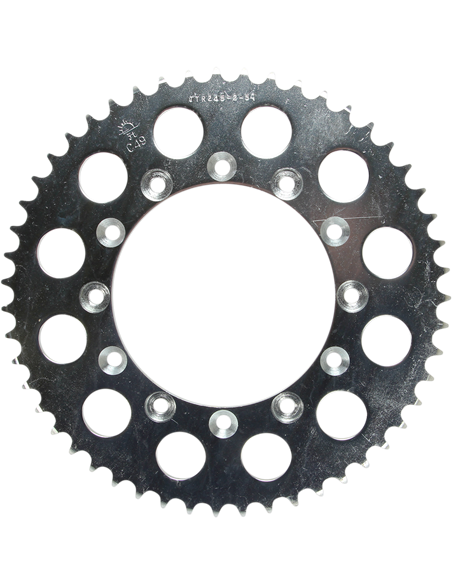 Rear sprocket JTR245 / 2.51 51 teeth 520 PITCH NATURAL C49 HIGH CARBON STEEL