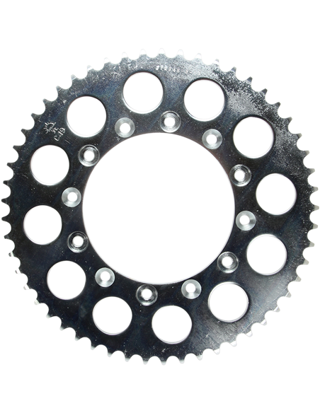 Rear sprocket JTR245 / 2.53 53 teeth 520 PITCH NATURAL C49 HIGH CARBON STEEL