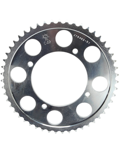 Couronne JTR462.51 51 dents 428 PAS NATUREL C49 ACIER HAUT CARBONE