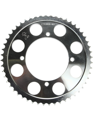 Rear sprocket JTR462.52 52 teeth 428 PITCH NATURAL C49 HIGH CARBON STEEL