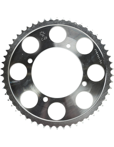 Corona JTR462.54  54 dientes 428 PITCH NATURAL C49 HIGH CARBON STEEL